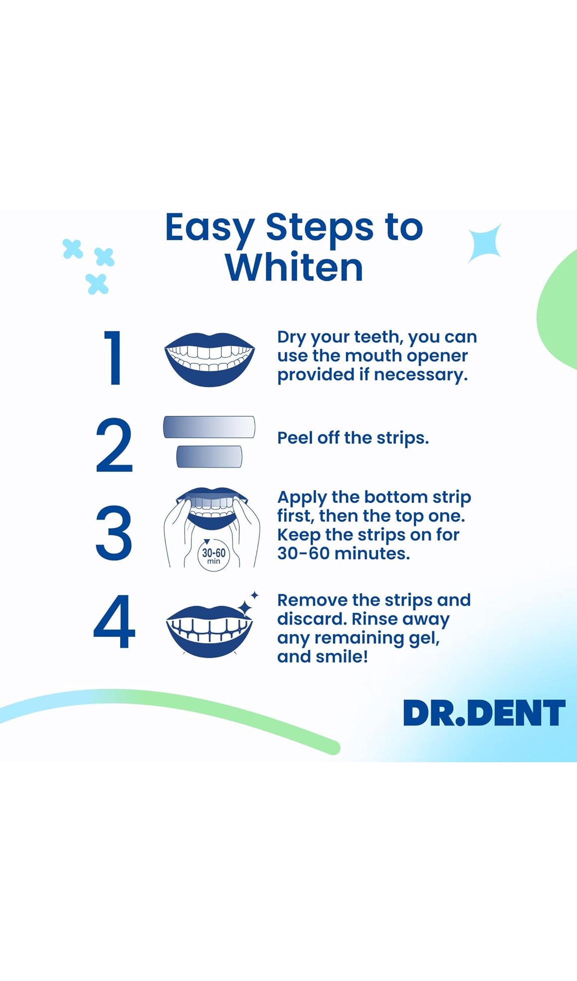 Teeth whitening Strips 14 Pcs