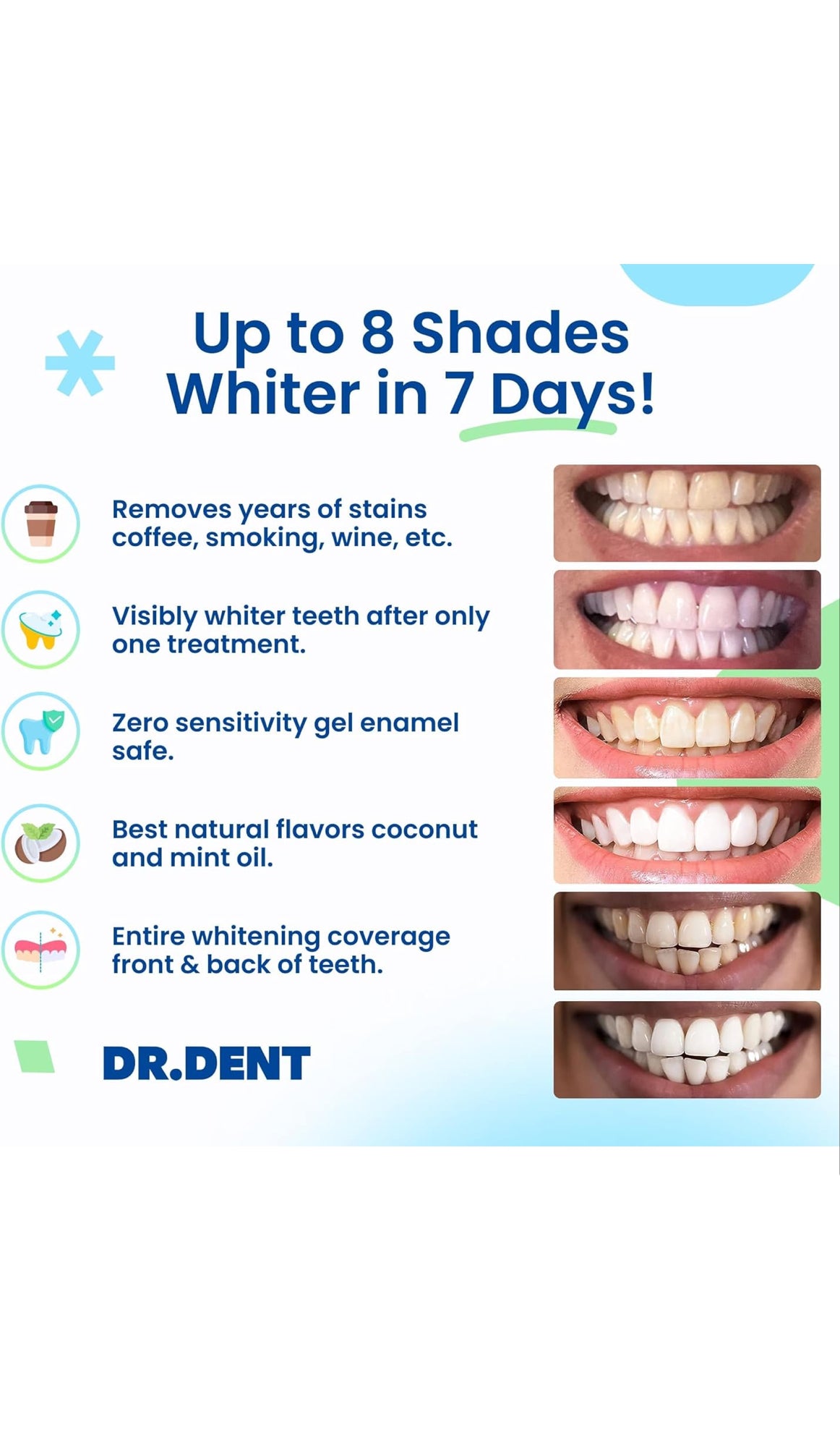 Teeth whitening Strips 14 Pcs